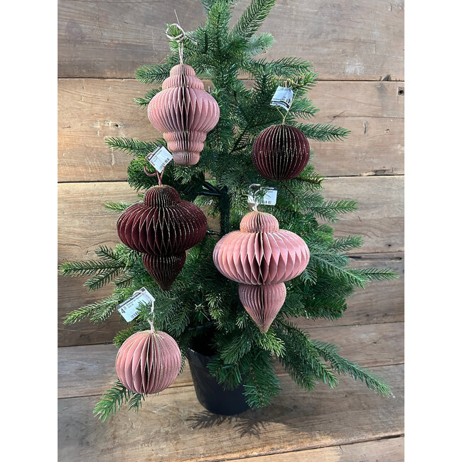 # Ornament pegel recycled paper rood (2)