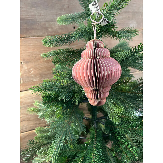 # Ornament pegel recycled paper roze (1)