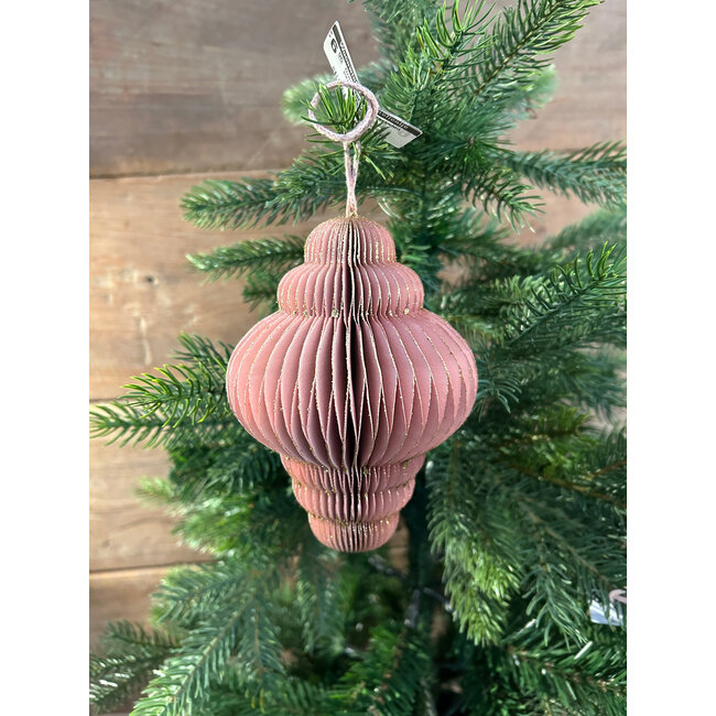 # Ornament pegel recycled paper roze (1)