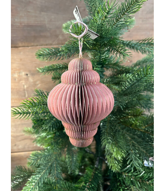 Ornament pegel recycled paper roze (1)