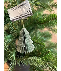 Figuur papier kerstboom mint