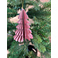 # Kerstboom papier hangdeco lichtroze (6)