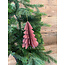 # Kerstboom papier hangdeco 15 cm licht roze (9)