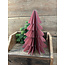 # Kerstboom papier 30 cm lichtroze (11)