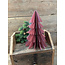 # Kerstboom papier 30 cm lichtroze (11)
