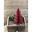 # Kerstboom papier 30 cm donkerroze (10)