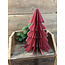 # Kerstboom papier 30 cm donkerroze (10)
