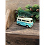 # Blauwe/witte vw bus kerst