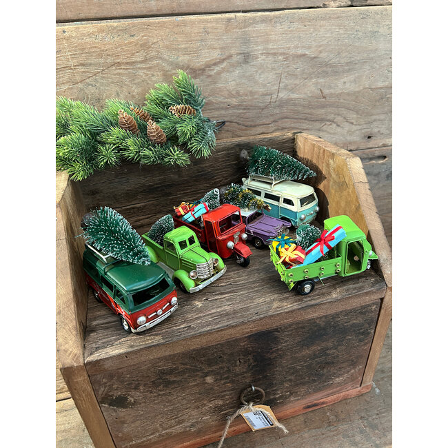 # Groene truck kerst