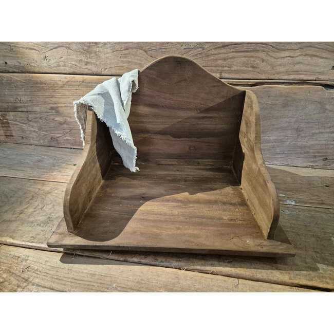 # Houten aanrechtbak - 40 x 30 x 30 cm