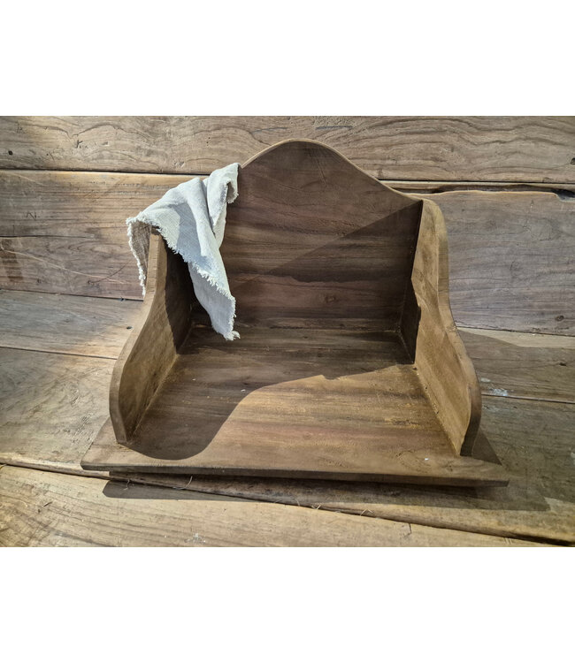 Houten aanrechtbak - 40 x 30 x 30 cm