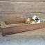 # Grote houten - bak - schaal - tray - 70 (85 incl. handvaten) x 40 x 8 cm