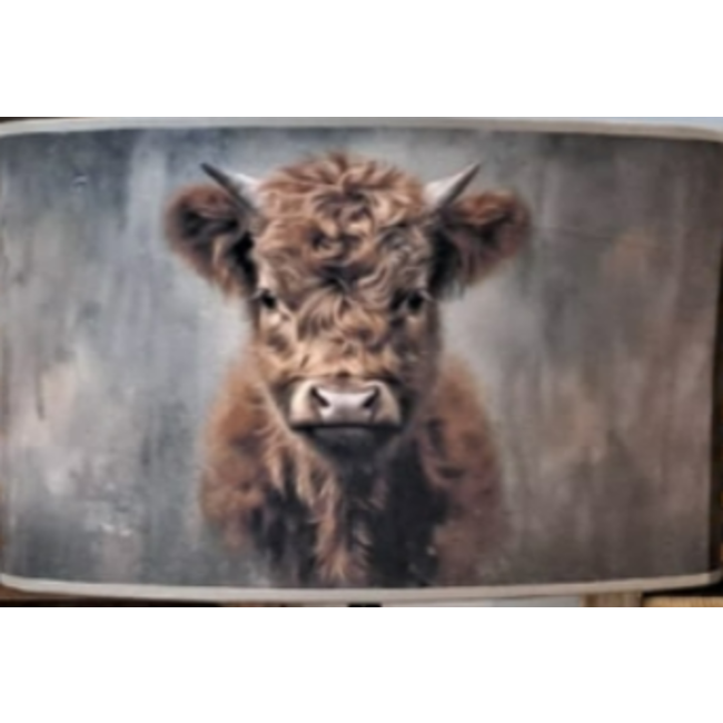 # Lampenkap Hooglander Ovaal recht - ca. B40 x D15 x H25cm