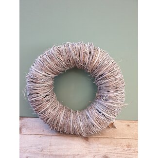 ## Twig wreath 45 x 10 cm white-wash - krans