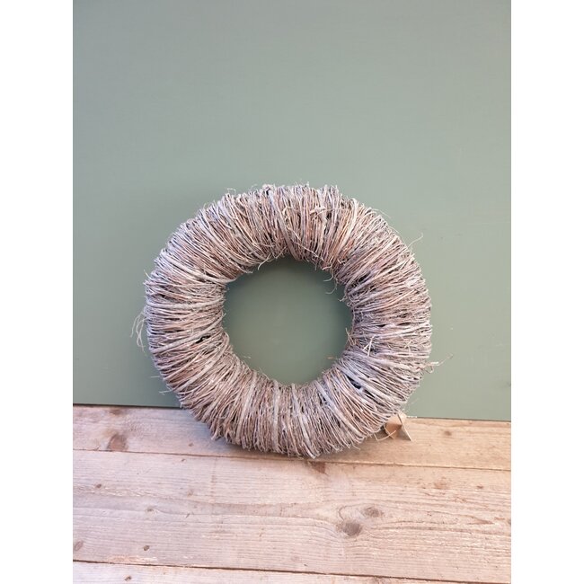 ## Twig wreath 45 x 10 cm white-wash - krans