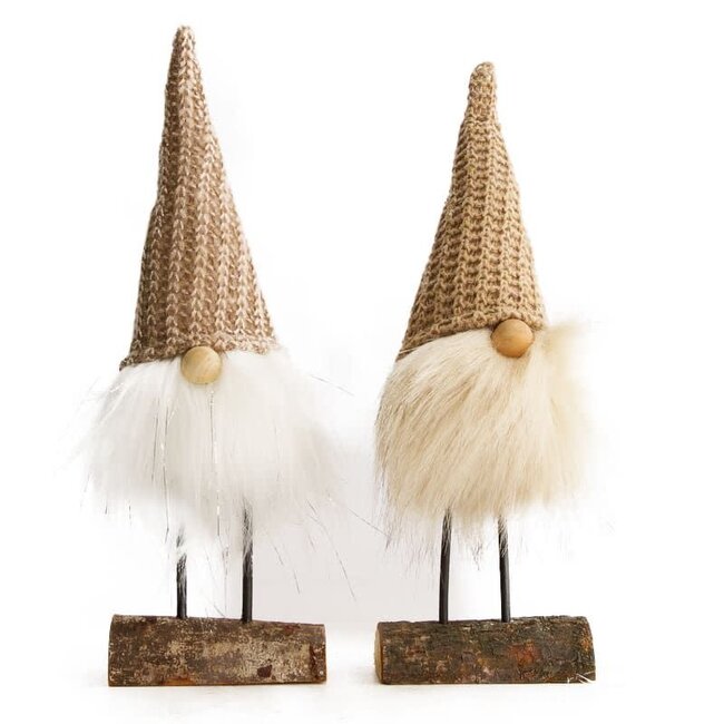 # Figurine gnome wood 7x4.5x28cm Mixed