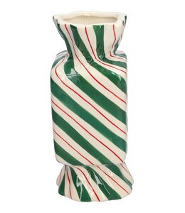 ## wordt niet verzonden - Vase Candy 9x9x20 green