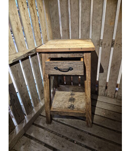 # Truckbodywood bijzetkastje Dieke - 45 x 45 x 75 cm