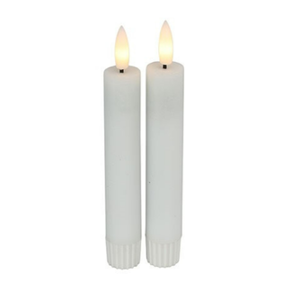 Countryfield # Dinerkaars rustiek Ø2,2CM LED ro Lyon S s2 wit-L2B2H15CM