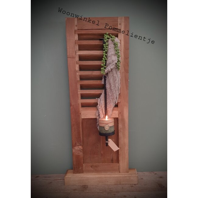 # Luikhanger - waxine - metaal- 53 x 9 x 7,5 cm