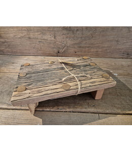 Railwaywood bajot - per stuk - ca. 30 x 20 x 8 cm