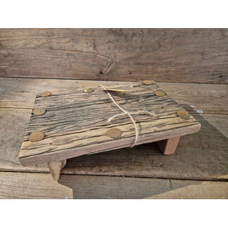 # Railwaywood bajot - per stuk - ca. 30 x 20 x 8 cm