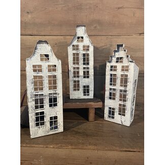 # Mix - Waxine huis - metaal - House frozen L H38 - per stuk