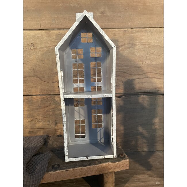 # Mix - Waxine huis - metaal - House frozen L H38 - per stuk