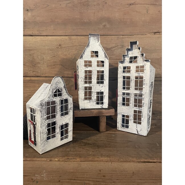 # Mix - Waxine huis - metaal - House frozen L H38 - per stuk