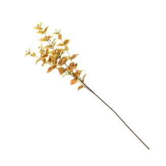 # Kunsttak bladeren 93cm mustard