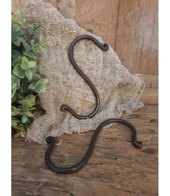 # S-haak - metaal - 14 x 7 cm - per stuk