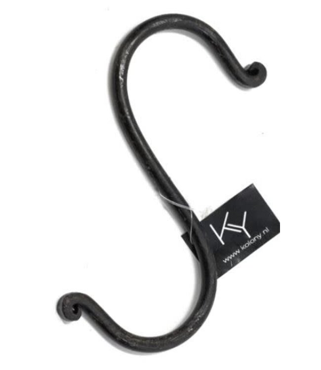 # S-haak - metaal - 14 x 7 cm - per stuk