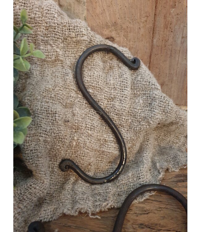 # S-haak - metaal - 14 x 7 cm - per stuk