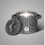 Tealightcup Relief with Top Majestic Brown M D.12 H.10