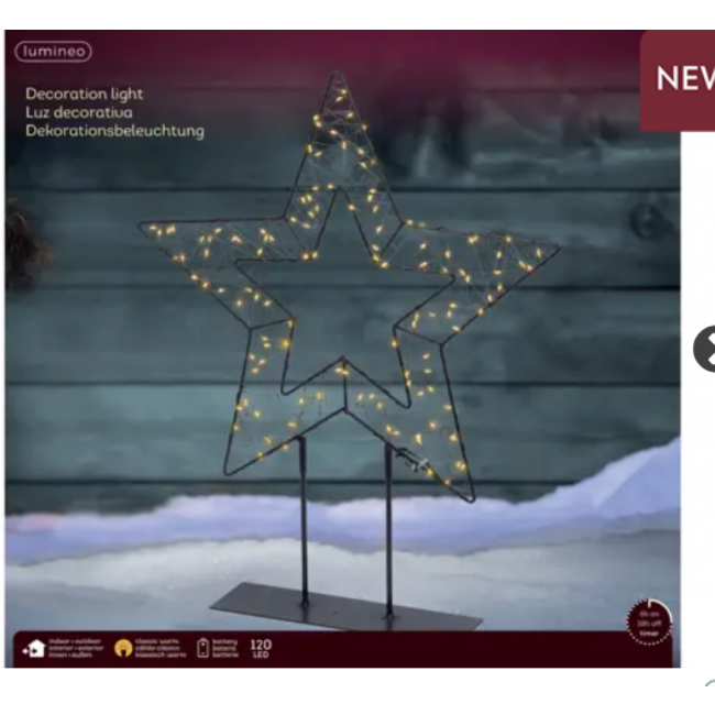 # Micro LED tafellamp metaal steady buiten - L.7cm W.47cm H.38cm