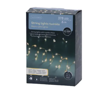 # Micro LED extra dense lights 8 functie twinkel effect buiten - L.600cm