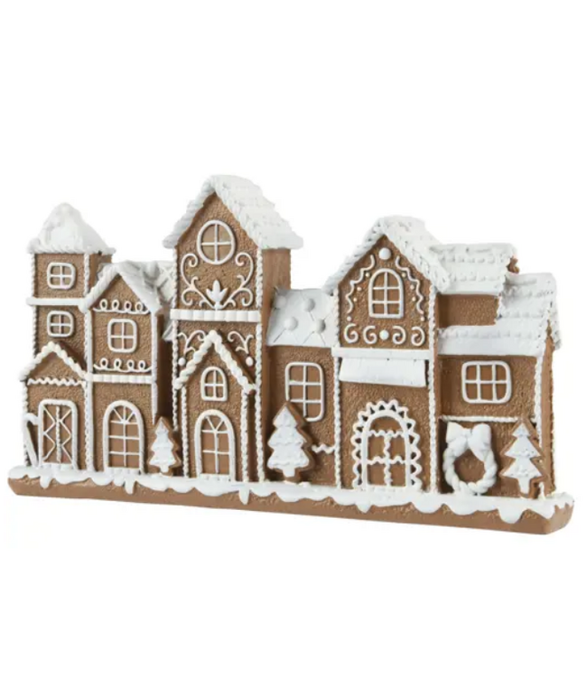 Huis polyresin - L.30.5cm W.5cm H.16.5cm