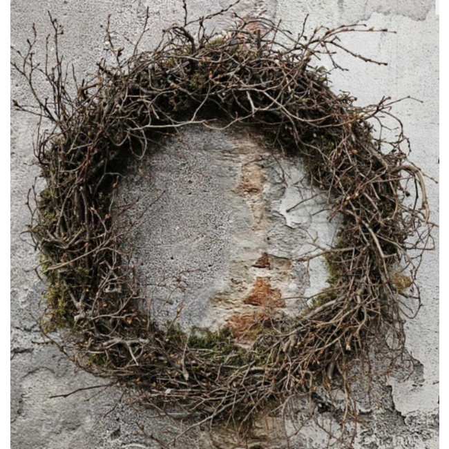 # Moss wreath naturel 40cm