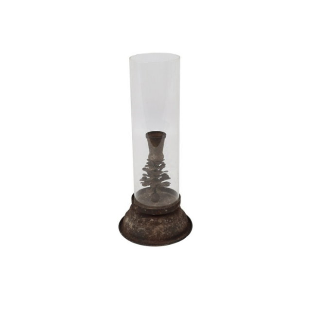 Countryfield Kandelaar ro Sandor bruin-L13B13H30CM