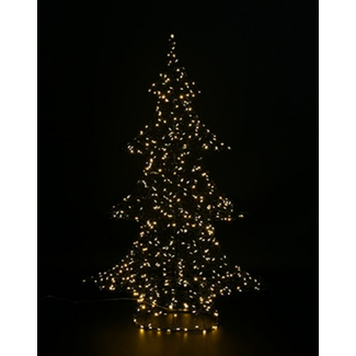 Countryfield # Kerstboom LED Bling S zwart-L14B55H80CM