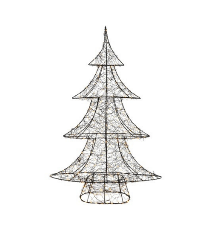 Countryfield Kerstboom LED Bling S zwart-L14B55H80CM