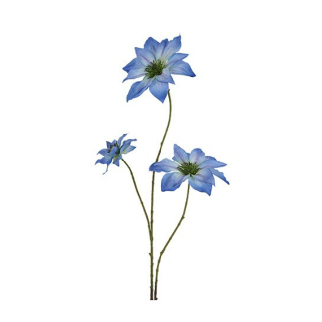 Countryfield Kunst bloem Clematis S blauw-L9B7H89CM