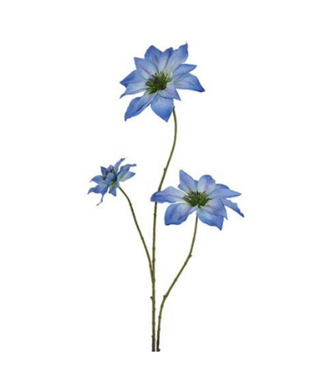 Countryfield # Kunst bloem Clematis S blauw-L9B7H89CM