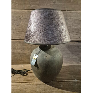 # Wordt niet verzonden - Lamp Classic Majestic Brown S 21 x 24 cm - excl. kap