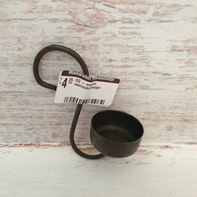 # GG - metalen waxinelichthanger - 10 x 5 x 10 cm