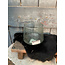 Countryfield Vaas - bubbelglas - taps - ca. 15 x 15 x 13 cm