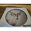 # Mix - Glasplaat rond incl houder - 18 x 20 cm - diverse afbeeldingen mogelijk