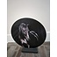 # Mix - Glasplaat rond incl houder - 30 x 32 cm - diverse afbeeldingen mogelijk