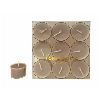 Theelicht Set 9 - taupe