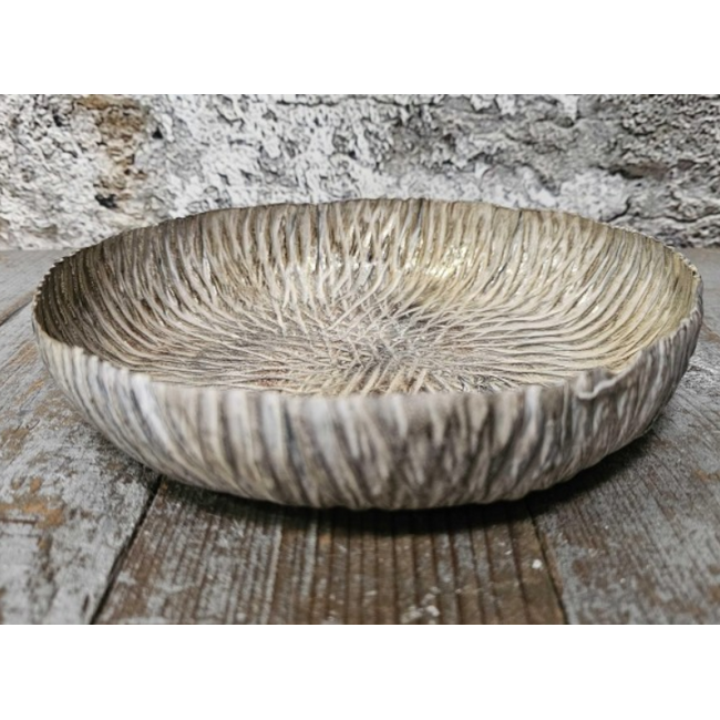 Almu schaal white 19X4cm